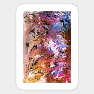 Abstraction game color Sticker